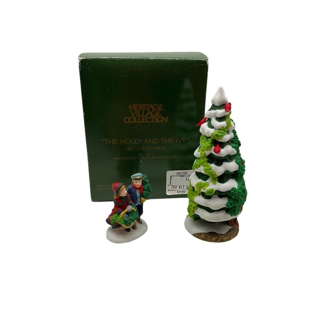 Dept 56 Heritage Village Event Piece The Holly and The Ivy 56100 w/Box 1997